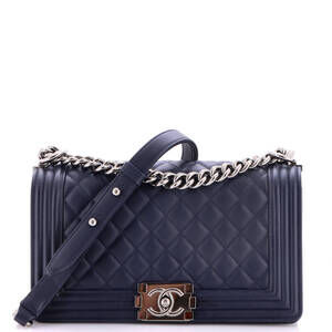 Chanel Boy Flap Bag Quilted Calfskin #350823C43B
